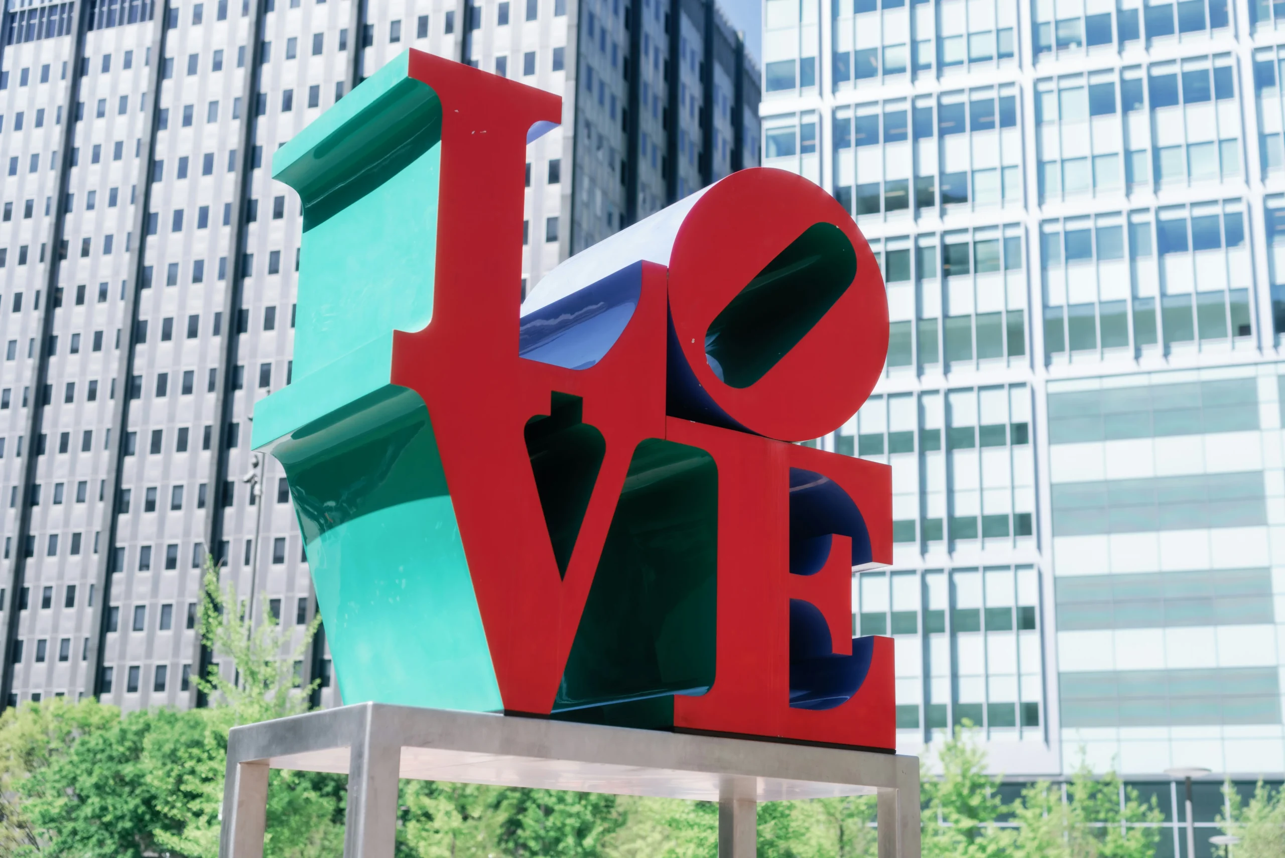 LOVE park sculpture in Philadelphia