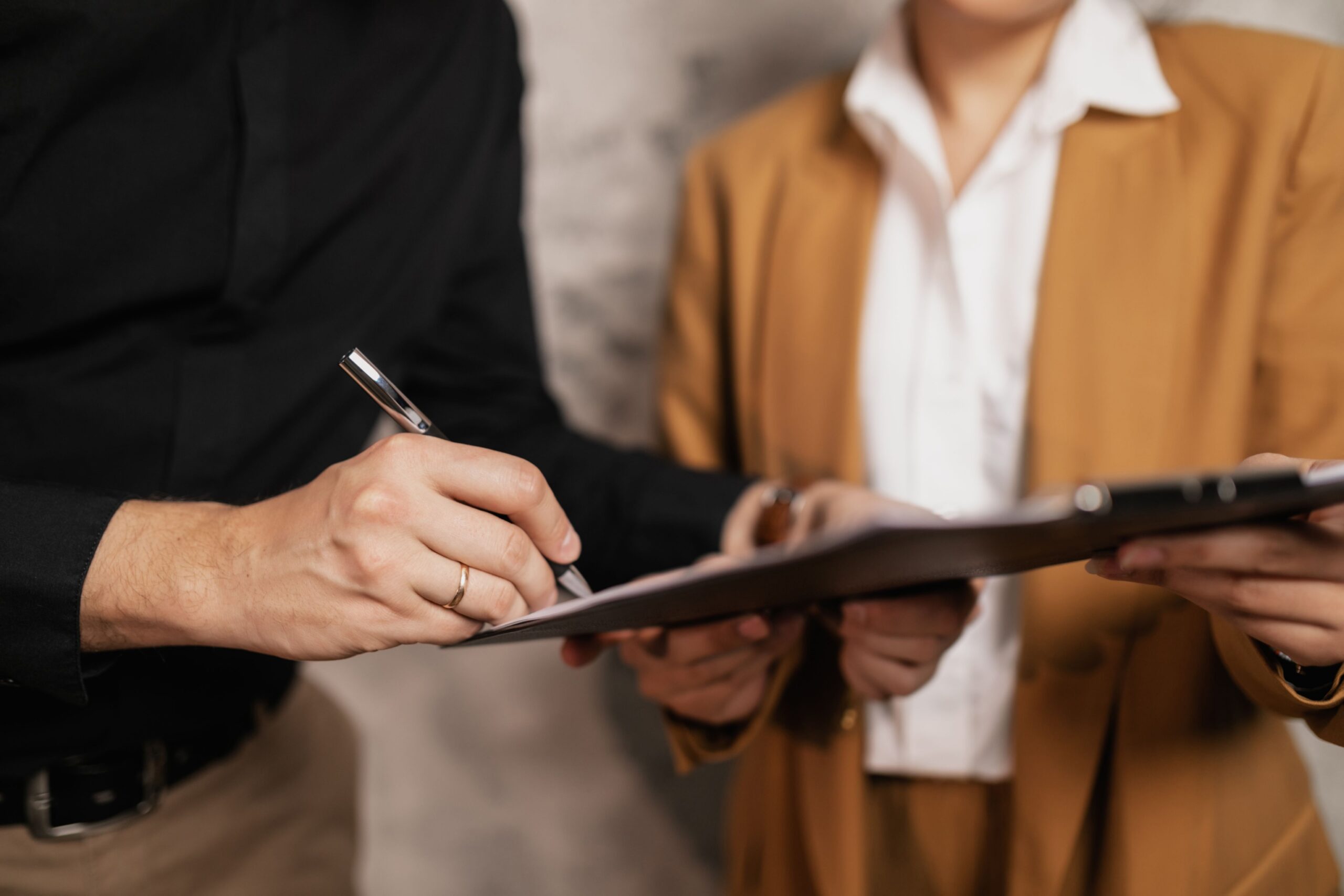 Wealth transition occurring between business professionals